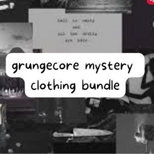 Grunge style clothing mystery box bundle
